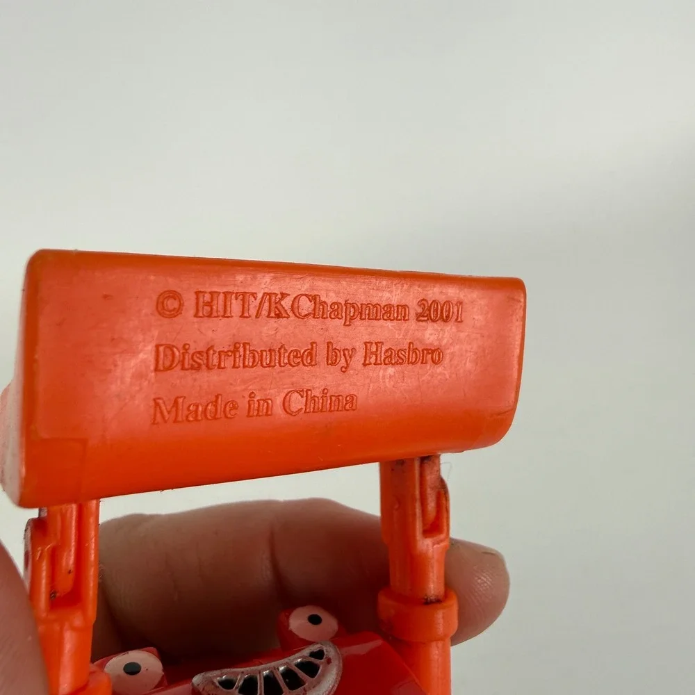 2001 Bob the Builder Muck Toy Vehicle Hasbro HIT Entertainment Red Orange
